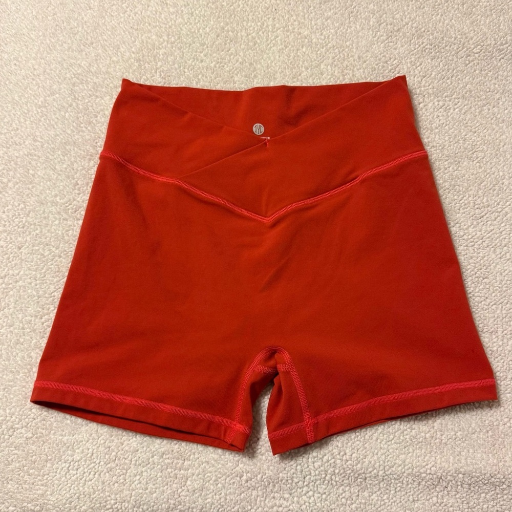 Til You Collapse Red Women’s Bike Shorts